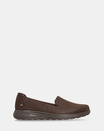 Skechers Chocolate Arch Fit N Joy Lite Ultra Go Loafers - Standard Fit (D)