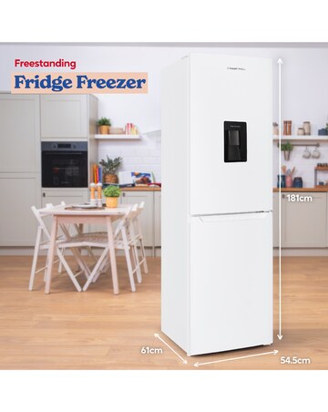 RUSSELL HOBBS 50/50 FRIDGE FREEZER W/ WD