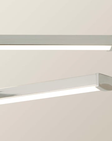 ValueLights Infinity IP44 Chrome 3 Arm Adjustable Ceiling Light