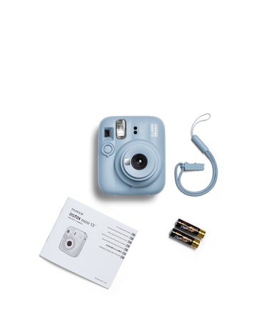 Fujifilm Instax Mini 13 Camera inc 20 Shot Film Pack- Frost Blue
