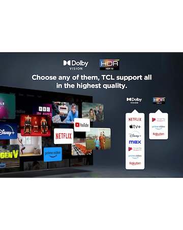 TCL 65In 65PF650K LED 4K HDR PRO Smart Fire TV with Freely