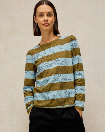 White Stuff Clara Stripe Long Sleeve T-Shirt