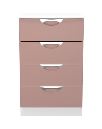 Haydn Ready Assembled 4 Drawer Midi Chest - Kids