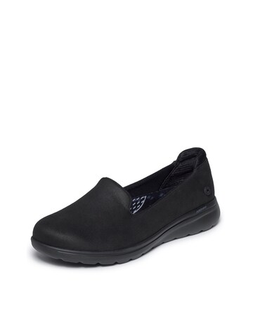 Skechers Black Arch Fit N Joy Lite Ultra Go Loafers - Standard Fit (D)