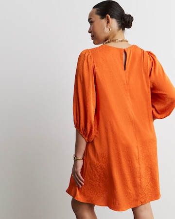 Joanna Hope Satin Jaquard Swing Dress