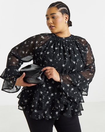 Simply Be Ruffle Detail Blouse