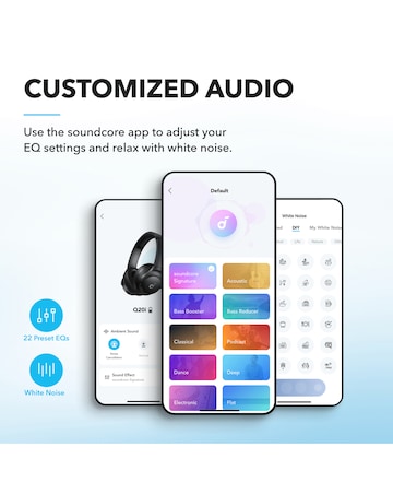 Soundcore Q21i Over-Ear Noise-Cancelling Wireless Headphones - Black