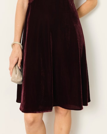 Fatface Thea Lace And Velvet Dress