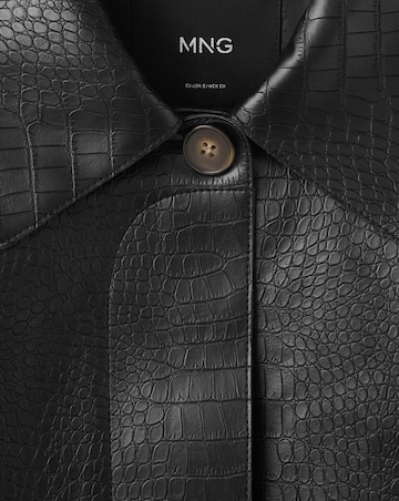 Mango Faux Leather Jacket