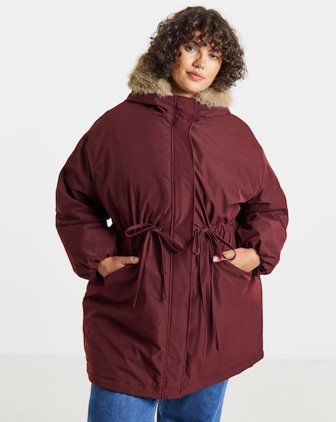 New In - Quilt Lined Parka Coat