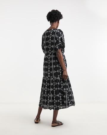 Pure Cotton Broderie Smock Dress
