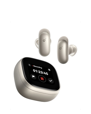 Soundcore Liberty 5 Pro Max Earbuds with AI Note-Taker Smart Case - Golden