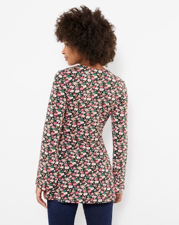 Joe Browns Anna Ditsy Floral V Neck Tunic Top