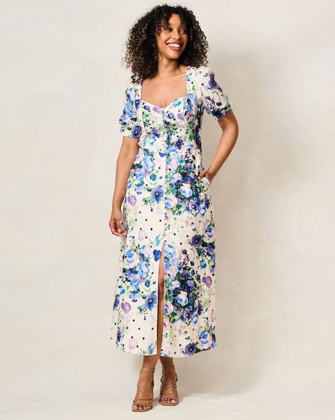 Hope & Ivy Nadalia Midaxi Dress