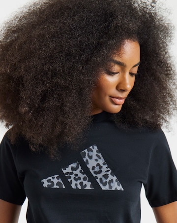 adidas Animal Print Logo T-Shirt