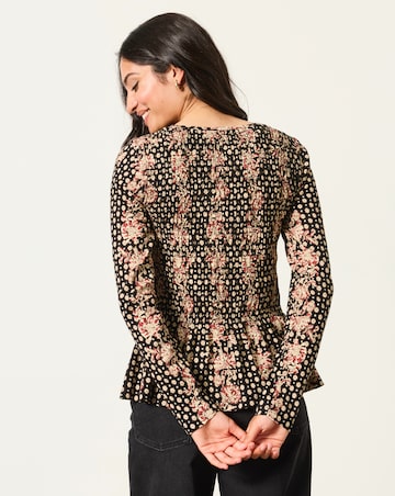 Fatface Sara Linear Sketch Top