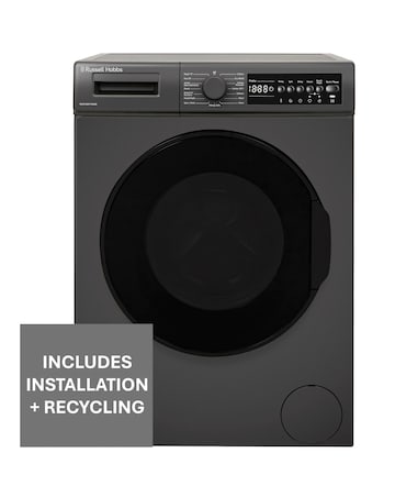 Russell Hobbs RH914W116AN 9kg 1400rpm Washing Machine Anthracite + Install