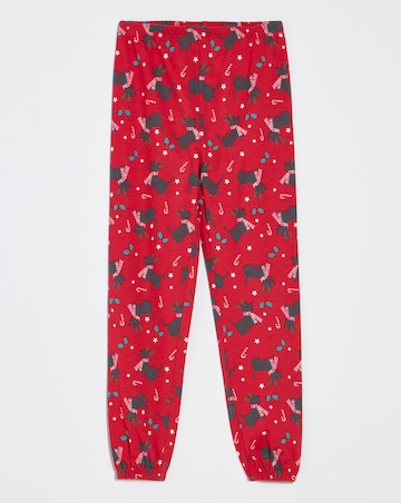 Pretty Secrets Christmas Scottie Dog Family Pyjamas - Kids