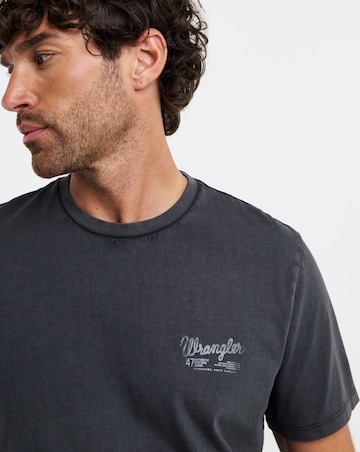 Wrangler Front/Back Graphic T-Shirt - Black