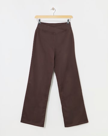 Chocolate Wide Leg Weekender Jeggings