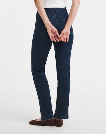 Indigo Stretch Denim Slim Leg Jeans