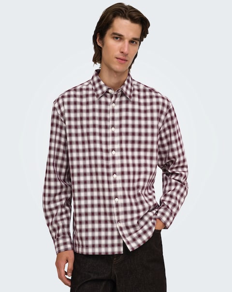 New In - Only & Sons Kosta Shirt - Port