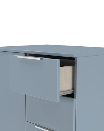 Humber Ready Assembled 1 Door 5 Drawer Kids Wardrobe - Kids