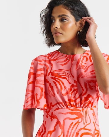 Twisted Wunder Satin Crepe Maxi Dress