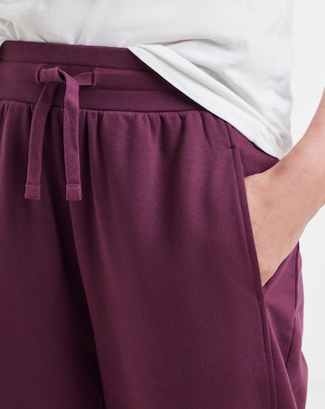 Burgundy Barrel Leg Jogger
