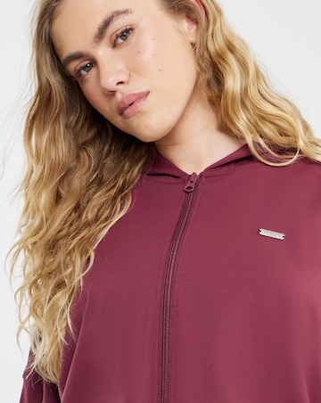 Sculpt Activewear Oversized Light Zip Through Hoodie