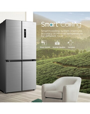 Midea Multi-Door Fridge Freezer - Inox + Installation