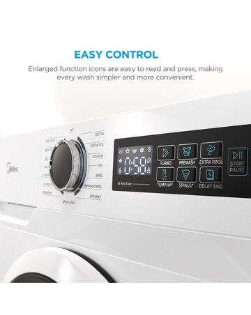 Midea 9kg Washing Machine - White + Installation