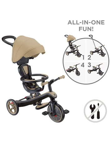 Globber Explorer Trike 4 in 1 - Sand