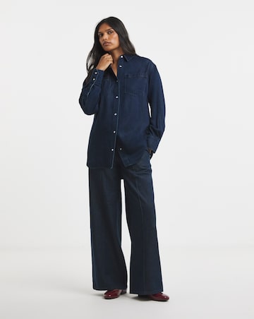 Simply Be Indigo Ultimate Denim Shirt