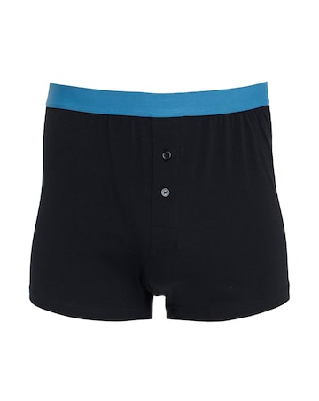 5 Pack Contrast Waist Loose Boxers