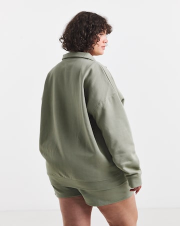 Gym King Shadow 1/4 Zip Funnel Neck
