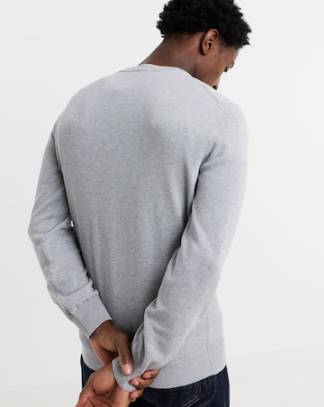 Lacoste Classic Crew Neck Sweater - Grey Marl
