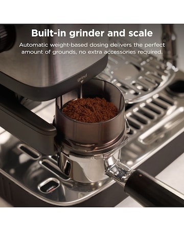 Ninja Luxe Cafe MINI Espresso Machine ES301UK Black & Stainless Steel