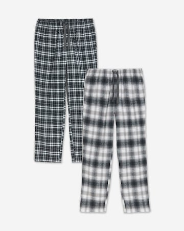 2 Pack Woven Check Flannel Bottoms