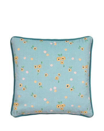 D & D Abstract Poppy Filled Cushion