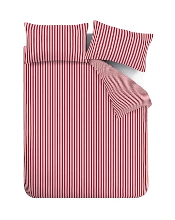 Catherine Lansfield Epping Textured Stripe Duvet Cover Set