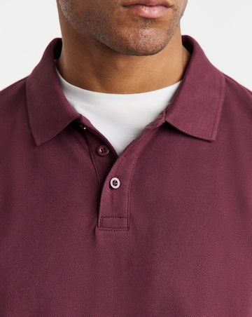 Core Long Sleeve Pique Polo Long Length