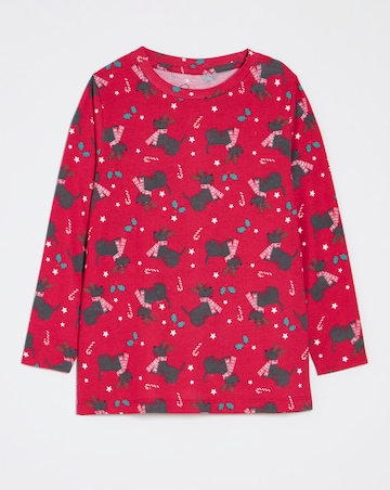 Pretty Secrets Christmas Scottie Dog Family Pyjamas - Kids