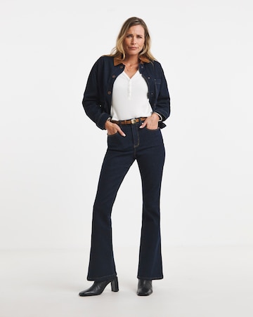 Blue Magiscuplt Shaping Bootcut Jeans