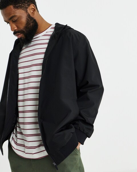 Jack & Jones Charge Light Hooded Jacket - Black