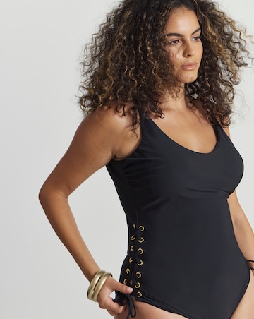 Contour Plunge Tummy Control Swimsuit