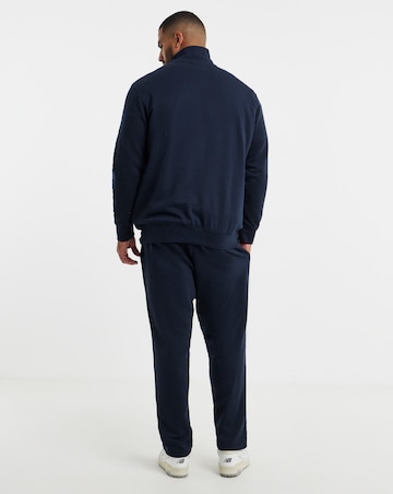 Jack & Jones Vesterbro Quarter Zip Sweat Top and Pants Set - Navy
