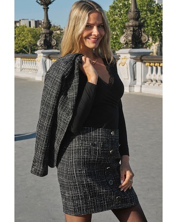 Sosandar Double Button Boucle Jacket