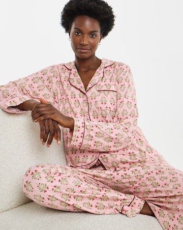 Julipa Tonal Aztec Print Revere Pyjama Set