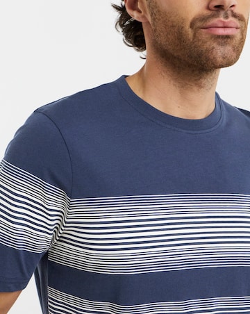 Placement Stripe T-Shirt Long